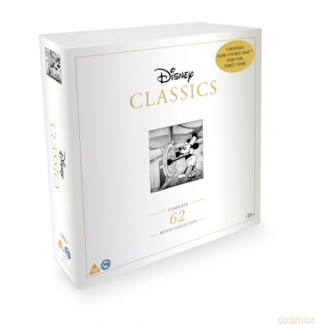 Disney Classics 62 Movie Collection [62xBlu-Ray]