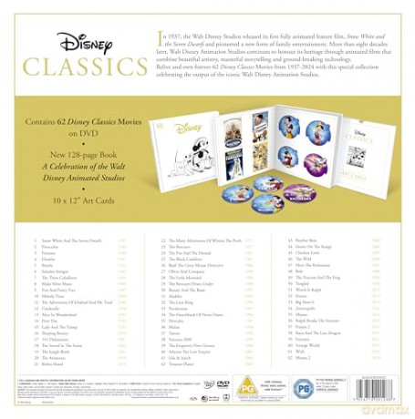 Disney Classics 62 Movie Collection DVD [DVD]
