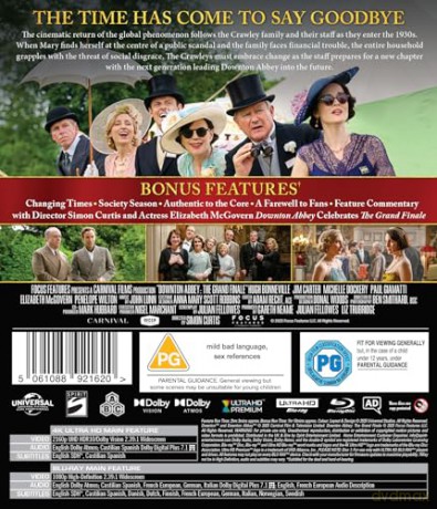 Downton Abbey: The Grand Finale (Downton Abbey. Wielki finał) [Blu-Ray 4K]+[Blu-Ray]