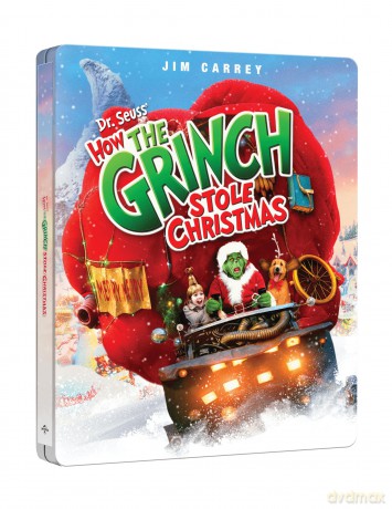 Dr Seuss' How the Grinch Stole Christmas (Grinch: Świąt nie będzie) (steelbook) [Blu-Ray 4K]+[Blu-Ray]