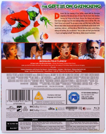 Dr Seuss' How the Grinch Stole Christmas (Grinch: Świąt nie będzie) (steelbook) [Blu-Ray 4K]+[Blu-Ray]