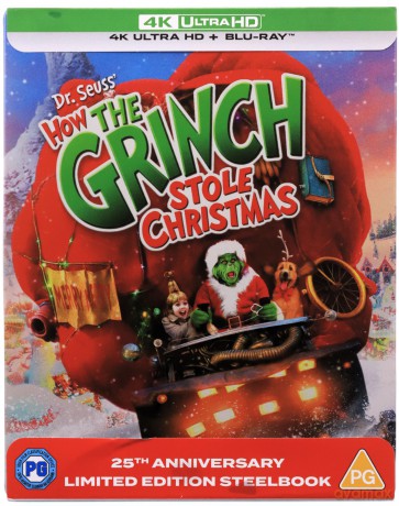 Dr Seuss' How the Grinch Stole Christmas (Grinch: Świąt nie będzie) (steelbook) [Blu-Ray 4K]+[Blu-Ray]