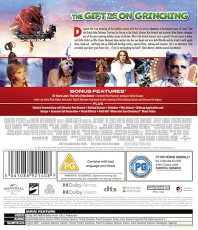 Dr Seuss' How the Grinch Stole Christmas (Grinch: Świąt nie będzie) [Blu-Ray 4K]
