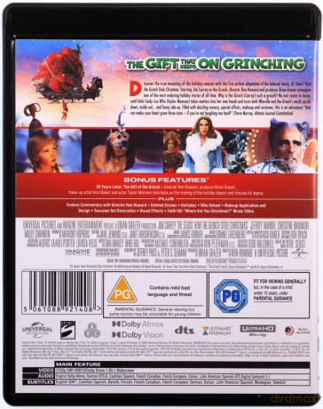 Dr Seuss' How the Grinch Stole Christmas (Grinch: Świąt nie będzie) [Blu-Ray 4K]
