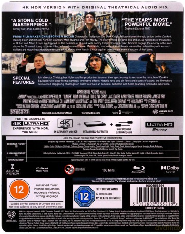 Dunkierka (steelbook) [Blu-Ray 4K]+[2xBlu-Ray]