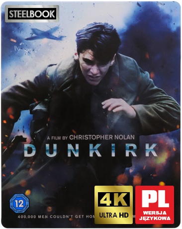 Dunkierka (steelbook) [Blu-Ray 4K]+[2xBlu-Ray]
