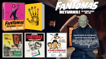 FANTOMAS RETURNS!: THE FANTOMAS TRILOGY, 1964-67 Limited Edition [2xBlu-Ray]
