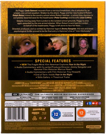 Fear in the Night (Nocne lęki) (Collector's Edition) [Blu-Ray 4K]+[Blu-Ray]