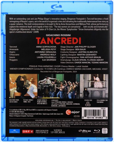 Gioacchino Rossini: Tancredi [Blu-Ray]