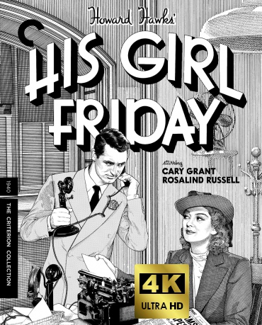 His Girl Friday (Dziewczyna Piętaszek) [Blu-Ray 4K]+[Blu-Ray]