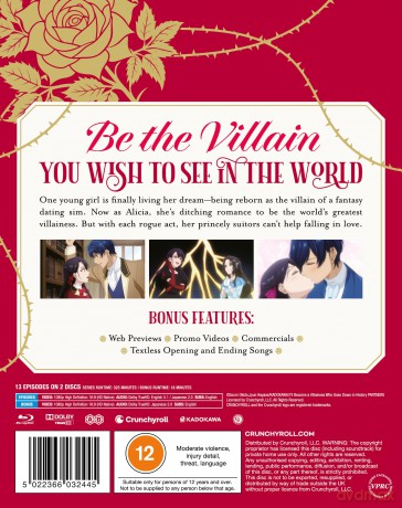 I'll Become a Villainess Who Goes Down in History - Season 1 [DVD]