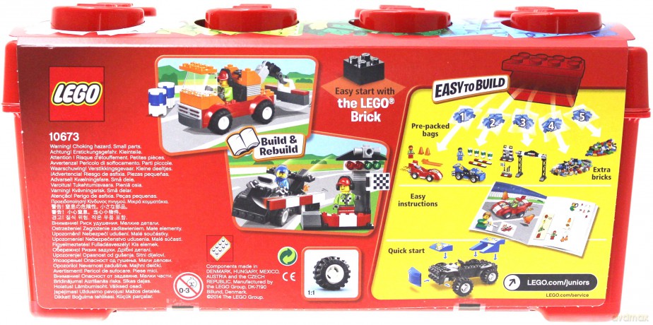 LEGO Juniors Rajd Samochodów Wyścigowych (10673) [KLOCKI]