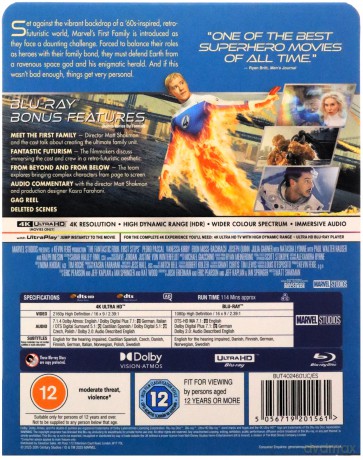 Fantastyczna 4: Pierwsze kroki (steelbook) [Blu-Ray 4K]+[Blu-Ray]