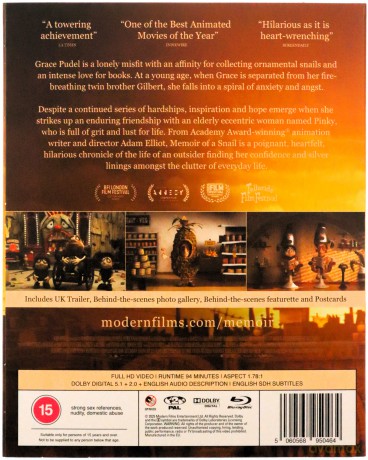 Memoir of a Snail (Pamiętnik ślimaka) [Blu-Ray]