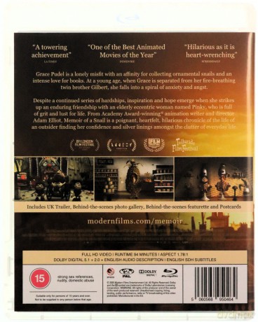 Memoir of a Snail (Pamiętnik ślimaka) [Blu-Ray]