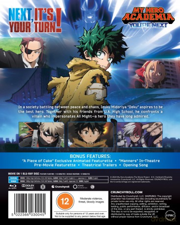 My Hero Academia: You're Next - The Movie [Blu-Ray]