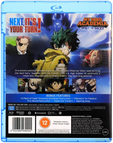 My Hero Academia: You're Next - The Movie [Blu-Ray]