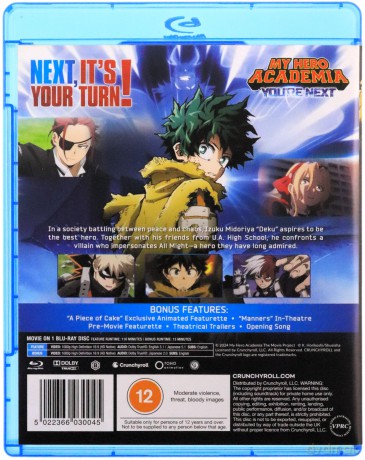 My Hero Academia: You're Next - The Movie [Blu-Ray]