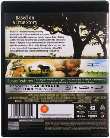 Out of Africa (Pożegnanie z Afryką) [Blu-Ray 4K]