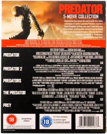 Predator, Movie Collection [5xBlu-Ray]