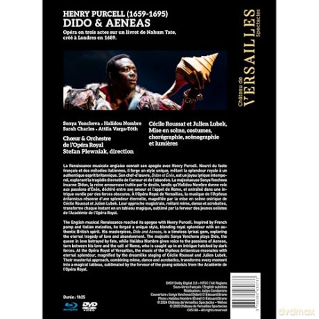 Purcell: Dido und Aeneas (Opera Royal, Versailles 2024, Regie: Roussat/Lubek) [DVD]