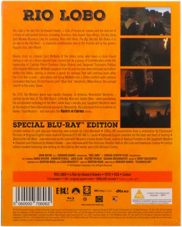 Rio Lobo (Masters of Cinema) (Limited) [Blu-Ray]