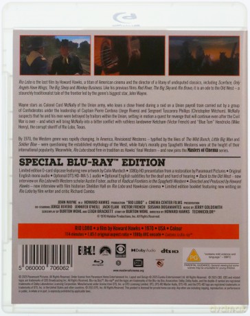 Rio Lobo (Masters of Cinema) (Limited) [Blu-Ray]