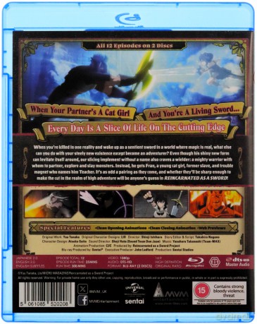 Reincarnated as a Sword S1 Collection [2xBlu-Ray]