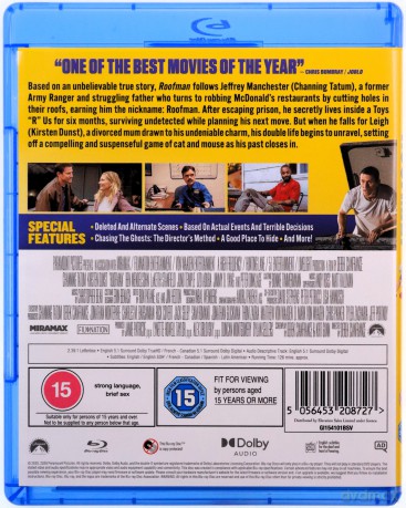 Roofman (Urodzony rabuś) [Blu-Ray]