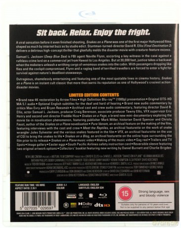 Snakes on a Plane (Węże w samolocie) [Blu-Ray]