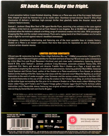 Snakes on a Plane (Węże w samolocie) [Blu-Ray]