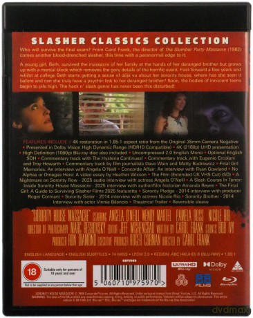 Sorority House Massacre (Masakra w domu kobiet) [Blu-Ray 4K]