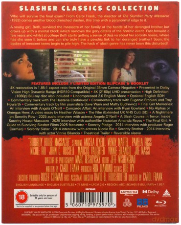Sorority House Massacre (Masakra w domu kobiet) [Blu-Ray 4K]