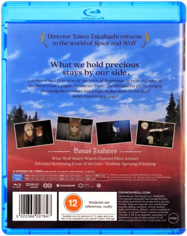 Spice and Wolf: MERCHANT MEETS THE WISE WOLF - Season 1 Part 2 [2xBlu-Ray]