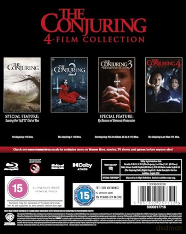 The Conjuring Universe 4 Film Collection [Blu-Ray]