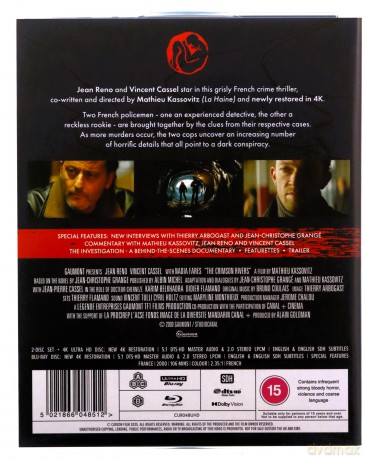 The Crimson Rivers (Purpurowe rzeki) [Blu-Ray 4K]+[Blu-Ray]