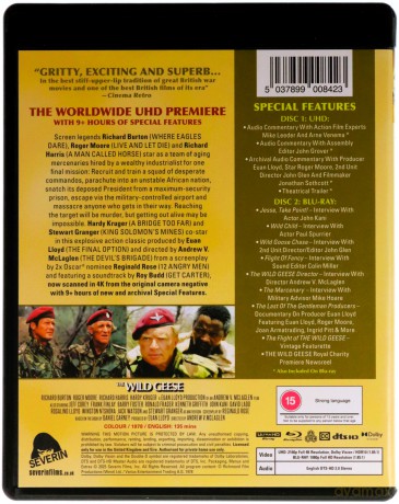 The Wild Geese (Dzikie gęsi) [Blu-Ray 4K]+[Blu-Ray]