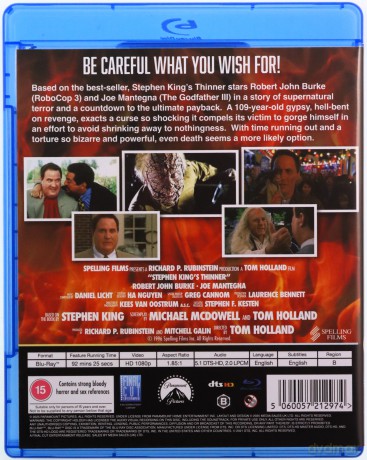 Thinner (Przeklęty) [Blu-Ray]