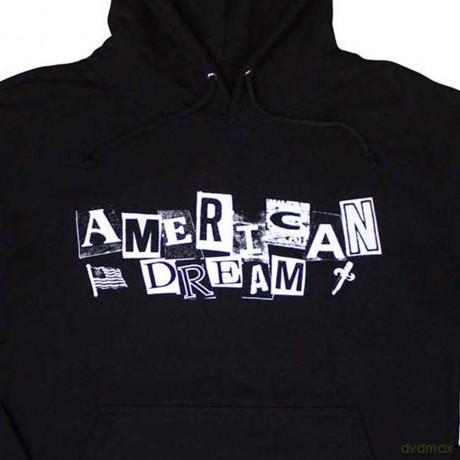 21 Savage: Unisex Pullover Hoodie: American Dream (Black) (Back Print) (Large)