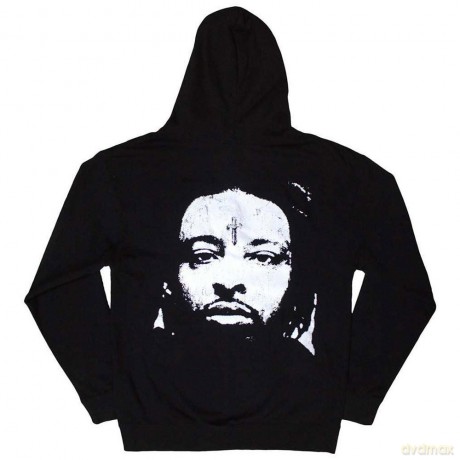 21 Savage: Unisex Pullover Hoodie: American Dream (Black) (Back Print) (Medium)