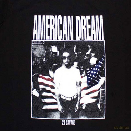 21 Savage: Unisex T-Shirt: American Dream (Black) (Small)