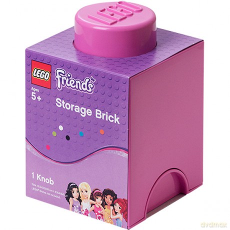 LEGO Pojemnik 1 Friends Różowy [KLOCKI]