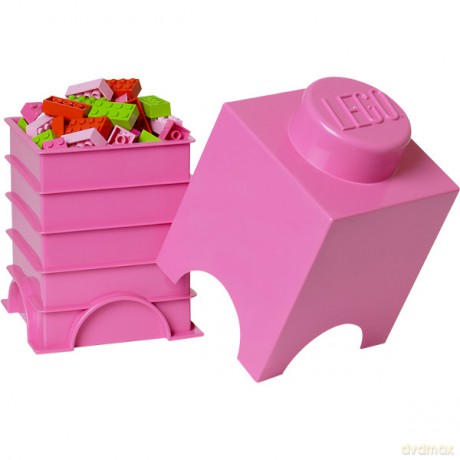 LEGO Pojemnik 1 Różowy [KLOCKI]
