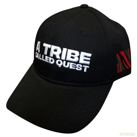 A Tribe Called Quest: Unisex Baseball Cap: Text Logo (Black) (Side Print)