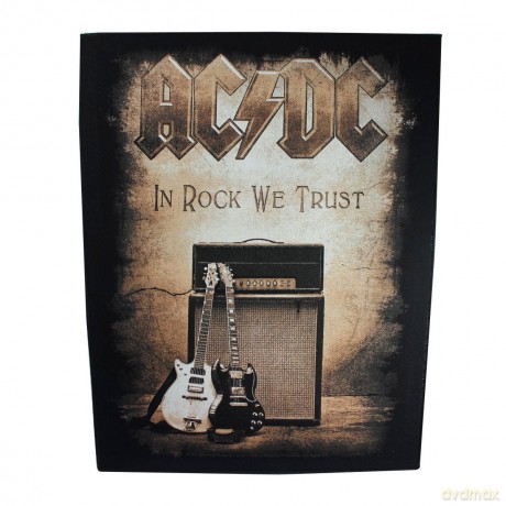 AC/DC: Back Patch: In Rock We Trust