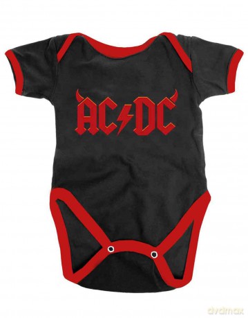 AC/DC: Kids Baby Grow: Horns (Black) (18-24 Months)