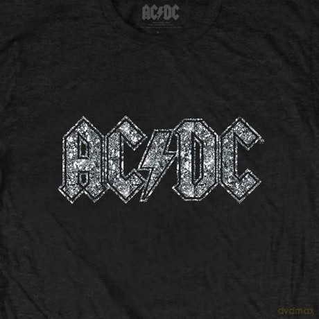AC/DC: Kids T-Shirt: Logo (Black) (Embellished) (5-6 Years)