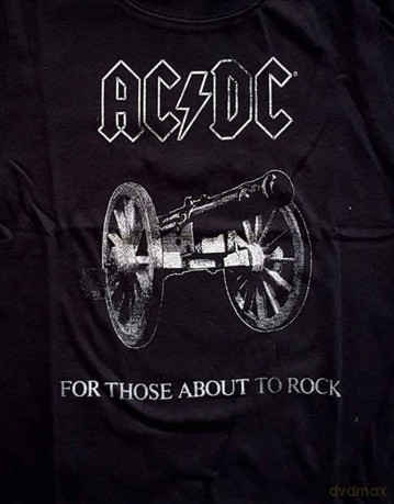 AC/DC: Kids Toddler T-Shirt: About to Rock (Black) (5 Years)