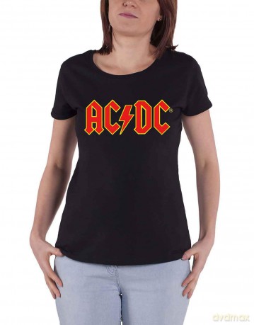 AC/DC: Ladies Tee: Logo (Retail Pack) (Medium)