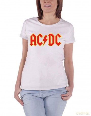 AC/DC: Ladies Tee: Logo (Retail Pack) (Small)